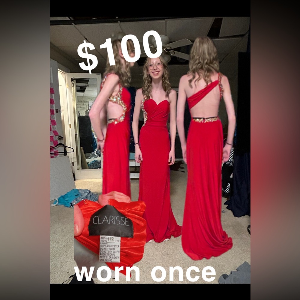 Red prom dress!